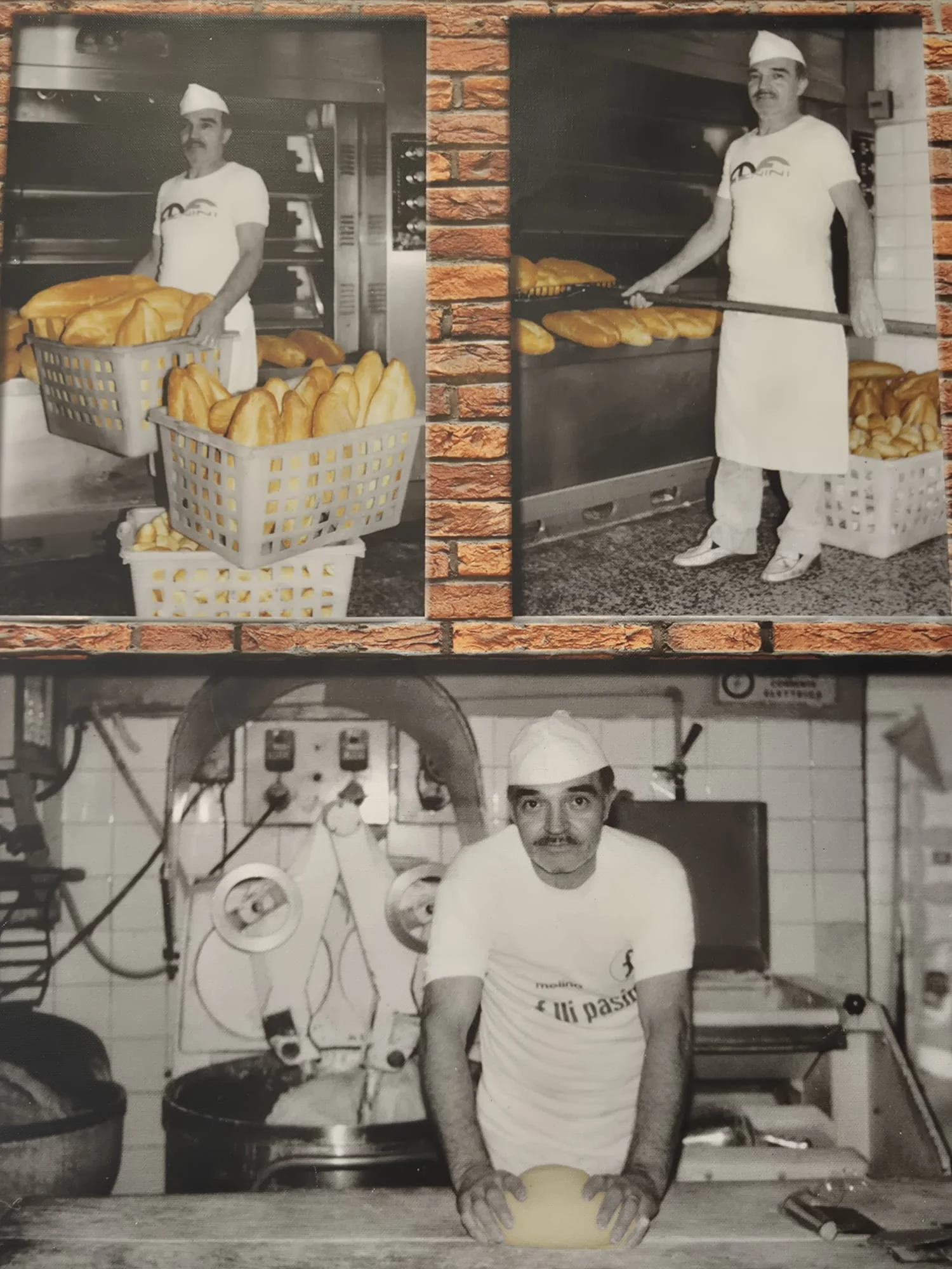Il fondatore della Forneria Ferretti in una foto storica